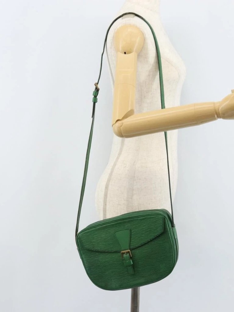 Louis Vuitton Epi Jeune Fille Mm Shoulder Bag Green